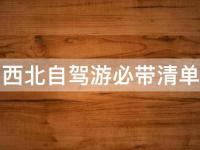 西北自驾游必带清单(全面详解自驾旅行西北必备物品)
