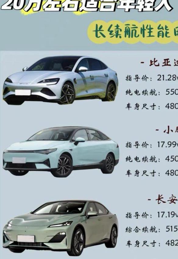 20万左右的新能源车